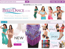 Tablet Screenshot of bellydance.com