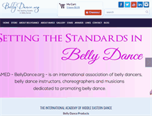 Tablet Screenshot of bellydance.org